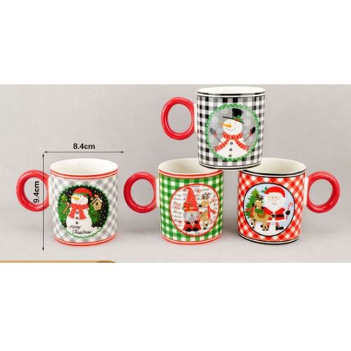 GENERICO - TAZA DE CERÁMICA NAVIDEÑA 400ML