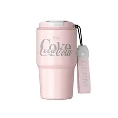 COCA COLA - Vaso Térmico GERM x Coca-Cola 590 ml Rosa Coral
