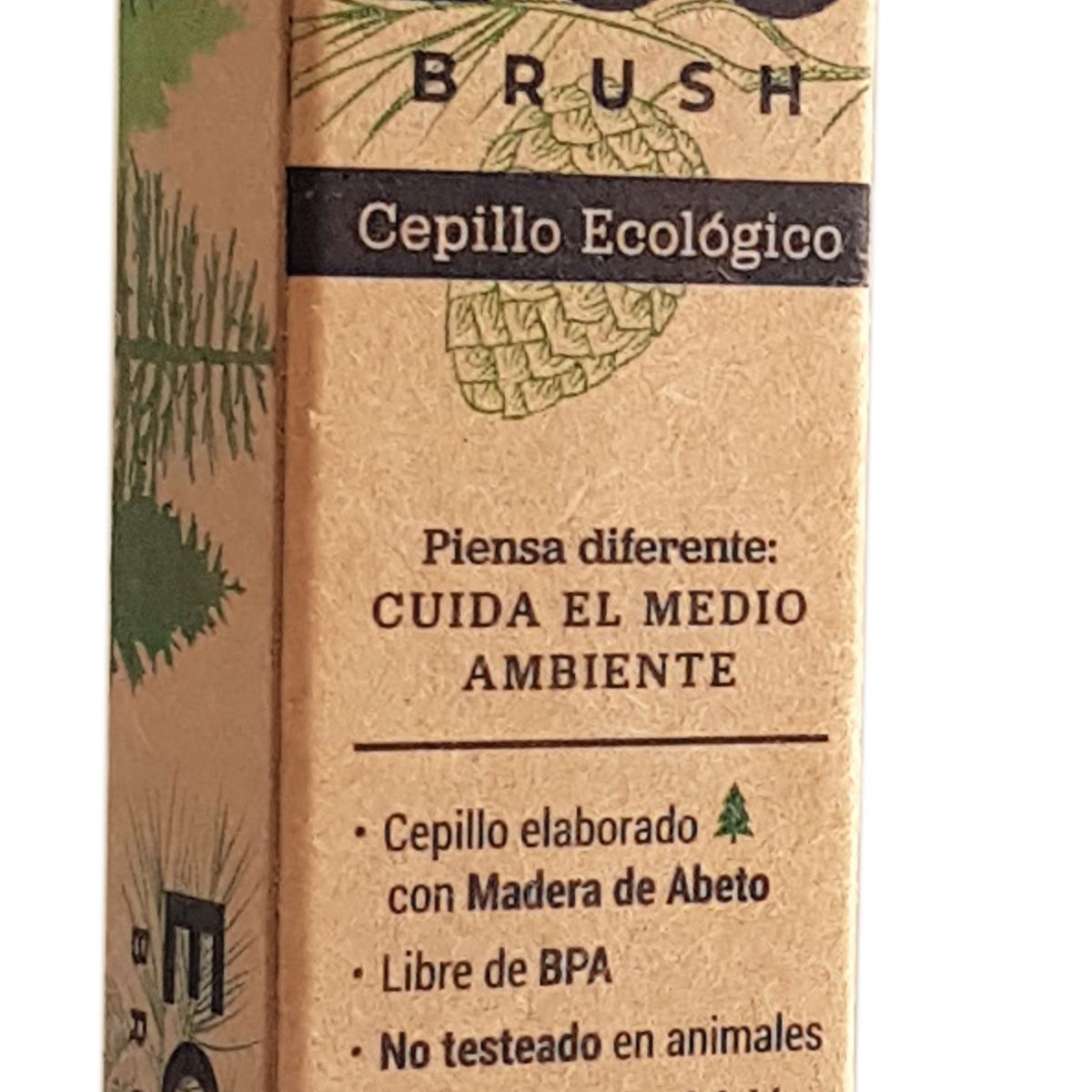 DENTWELL - Cepillo Dental Medio Ecológico Azul-Amarillo 2 Un