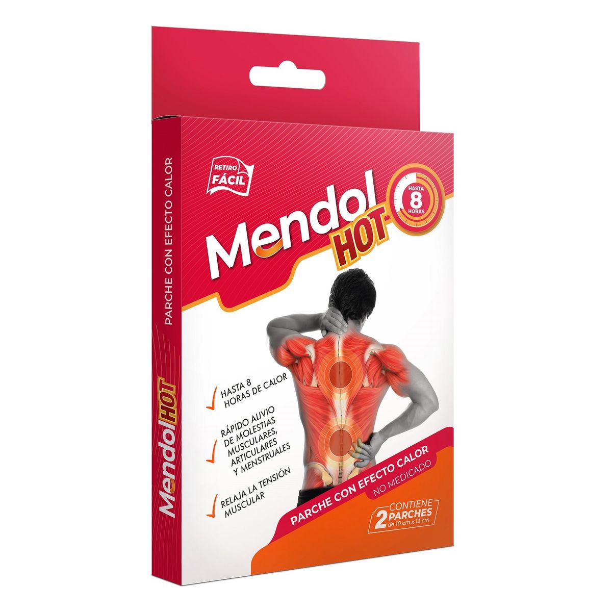 GENERICO - Mendol Parche Calor 2 Unidades