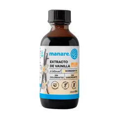 MANARE - Extracto De Vainilla Sin Alcohol 59 Ml,