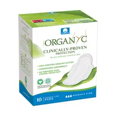 ORGANYC - Toalla Higiénica Normal Con Alas 10 Un,