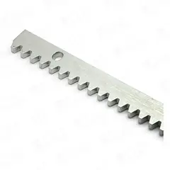 VELOTI - CREMALLERA ACERO PARA PORTONES TROZO DE 1 MTRS (1500 kilos )