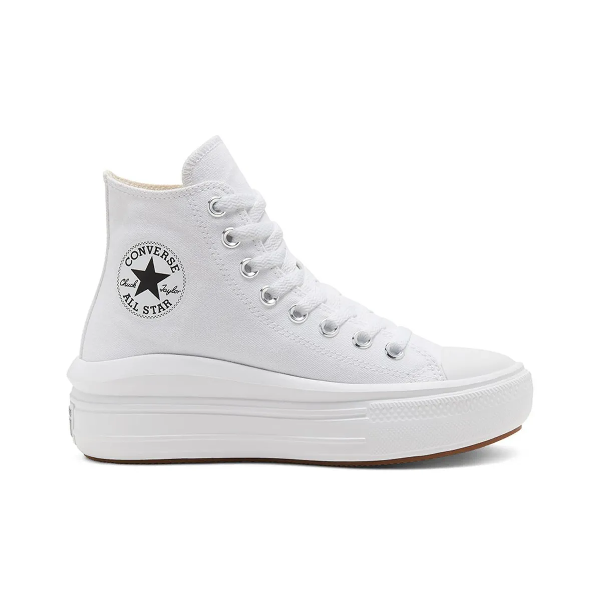 CONVERSE - Zapatilla Converse Chuck Taylor All Star Move Mujer Blanco