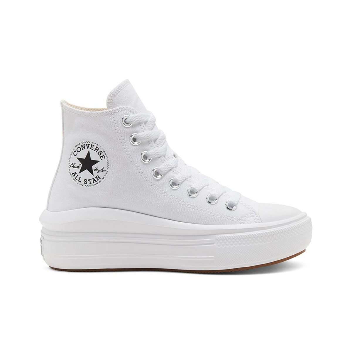 CONVERSE - Zapatilla Converse Chuck Taylor All Star Move Mujer Blanco