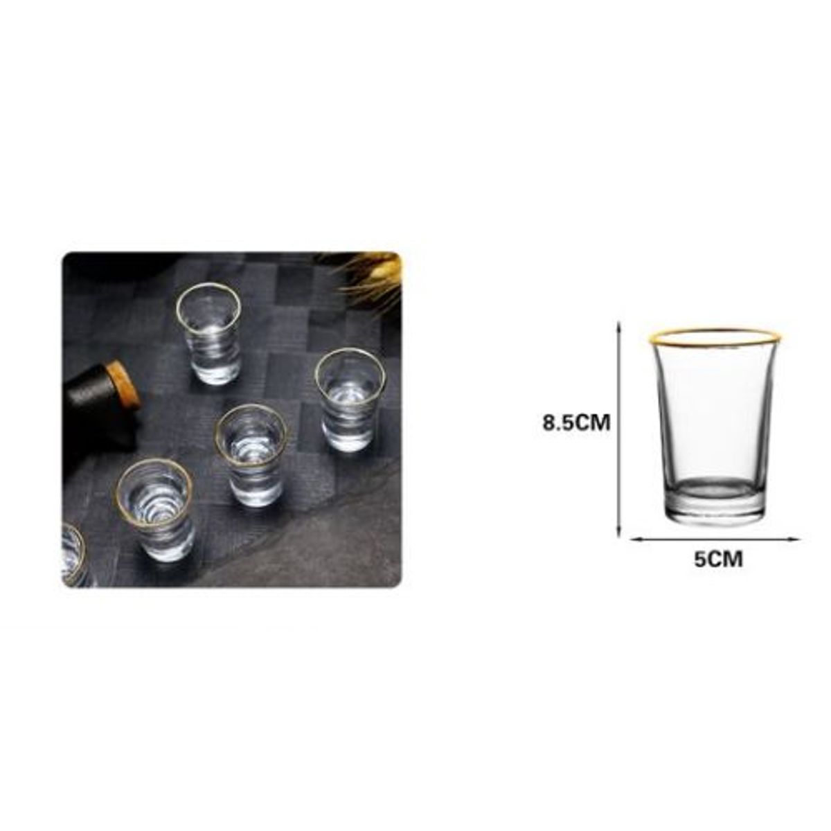 GENERICO - VASOS DE VIDRIO 63ML