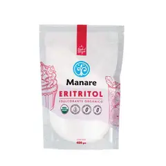 MANARE - Endulzante Eritritol Orgánico 400 g,