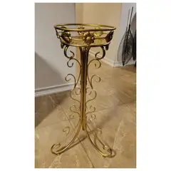 GENERICO - Macetero Pedestal Elegance 75 cm Dorado