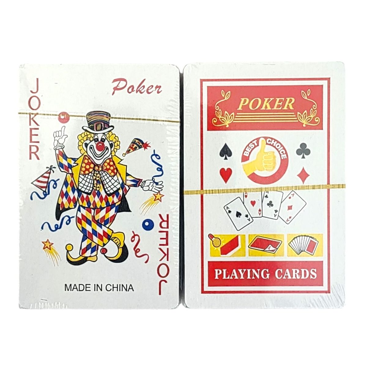GENERICO - Set 2 Juegos de Cartas Póker y Naipes Clásico 11230