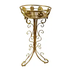 GENERICO - Macetero Pedestal Elegance 75 cm Dorado