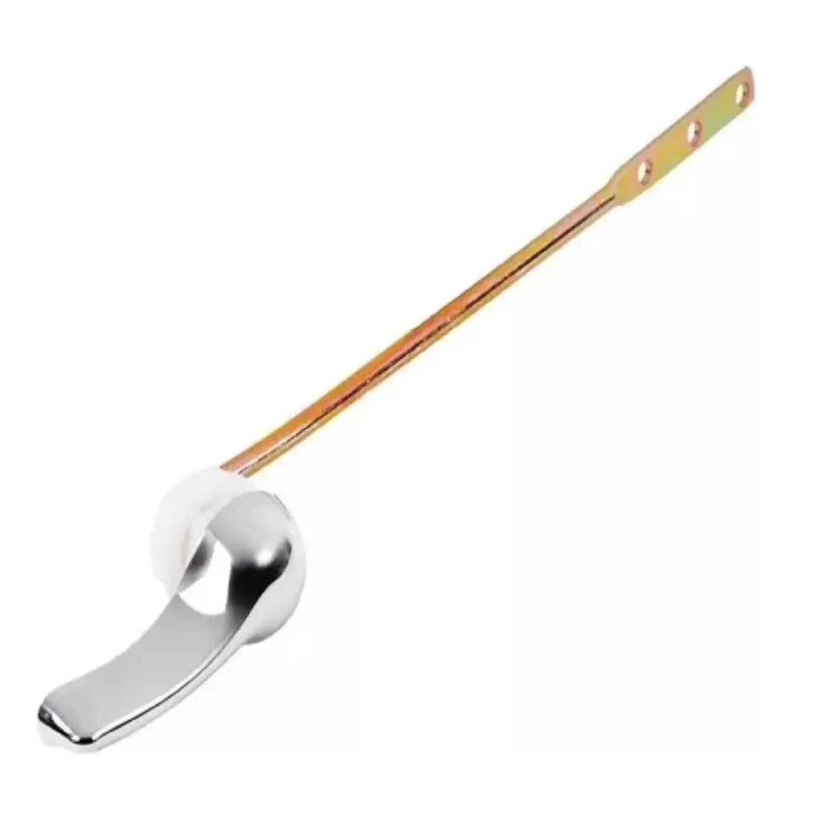 GENERICO - Manilla Palanca Metalica Cromada Estanque Wc Universal