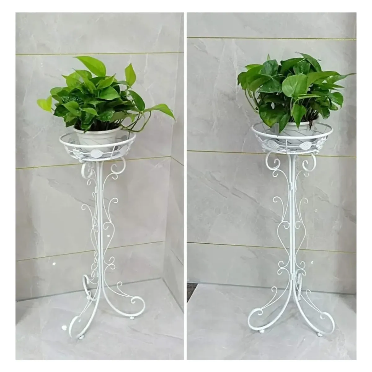 GENERICO - Macetero Pedestal Elegance 75 cm Blanco