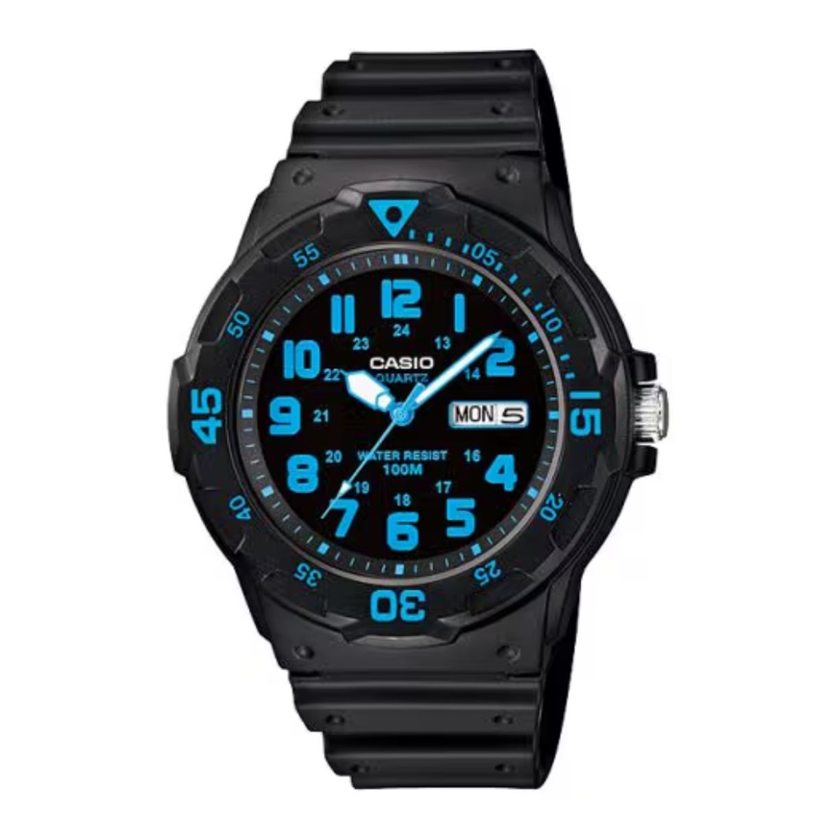 CASIO - RELOJ CASIO MRW-200H-2BVDF NEGRO AZUL HOMBRE