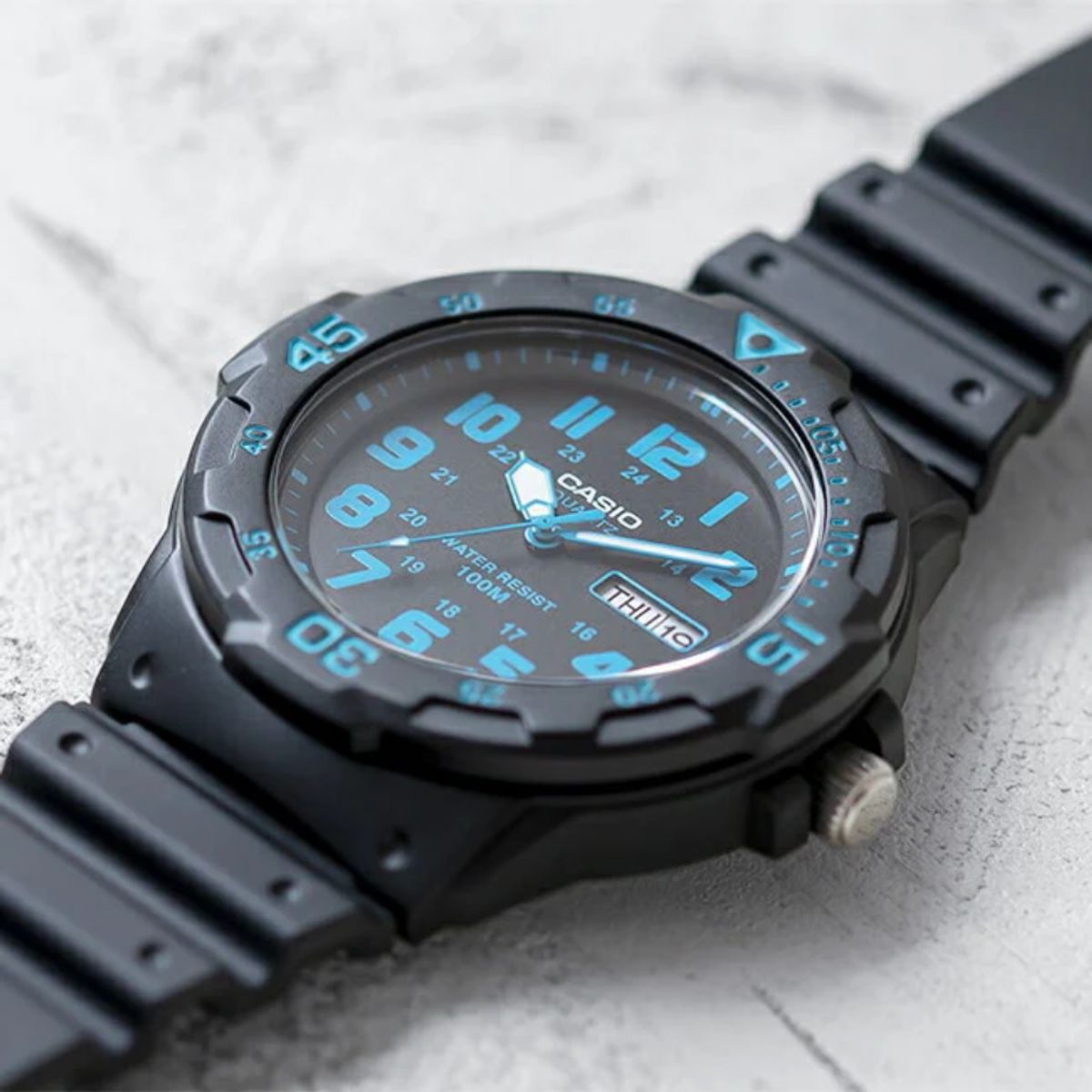 CASIO - RELOJ CASIO MRW-200H-2BVDF NEGRO AZUL HOMBRE