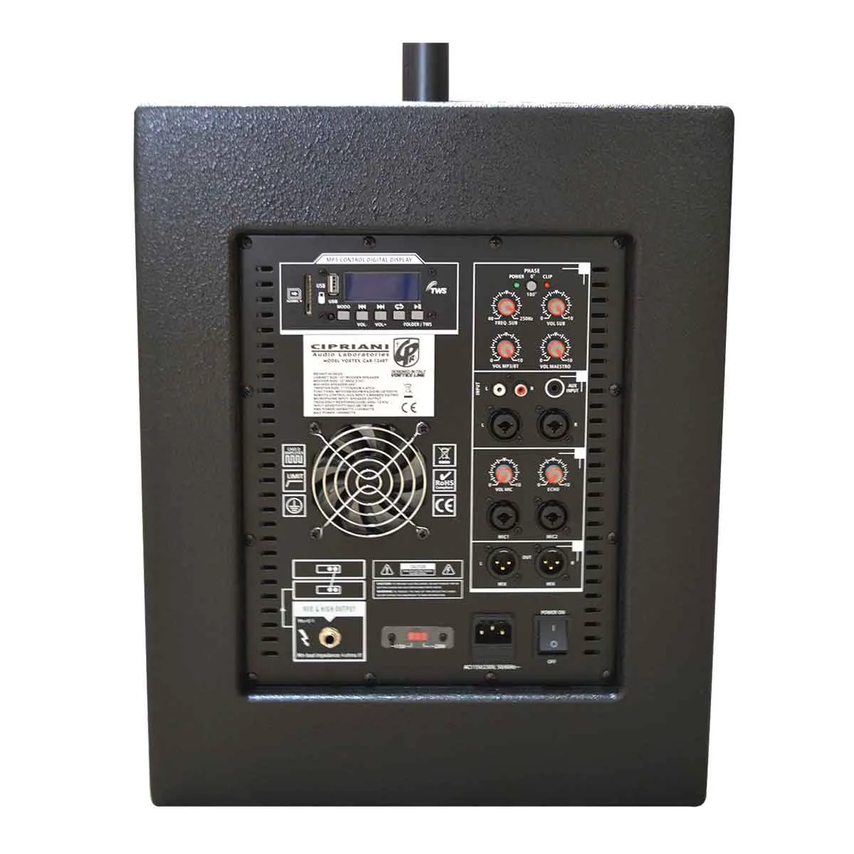 CIPRIANI - PARLANTE ARRAY SUB12+4 SATS 550W RMS 1500W MAX CATRIL CIPRIANI