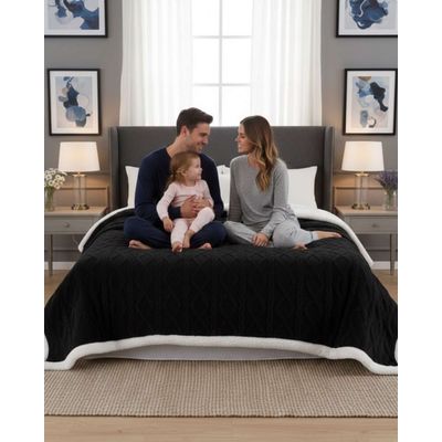 Imagen 2 del producto Frazada Manta Polar Sherpa Térmica 2 plaza