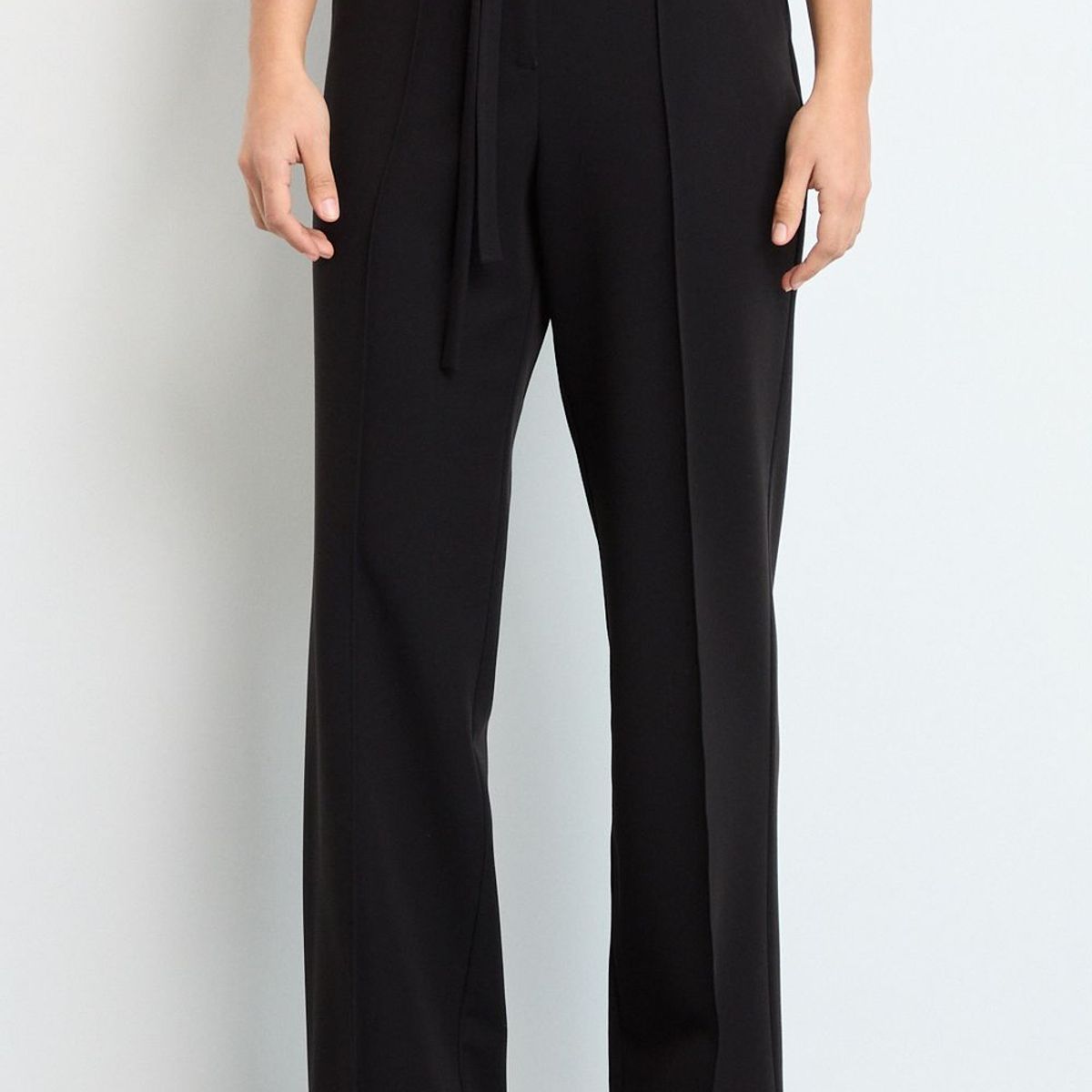 IO - Pantalon Liso Mujer Negro Io