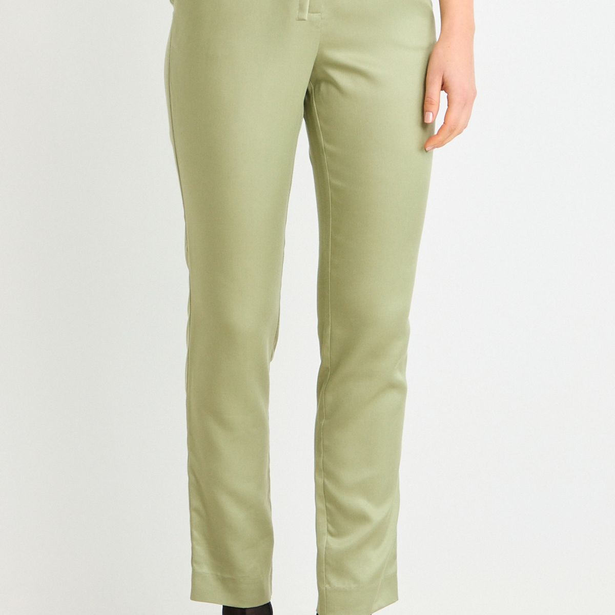 ASH - Pantalon Liso Mujer Verde Oliva Ash