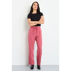 IO - Pantalon Liso Mujer Rosado