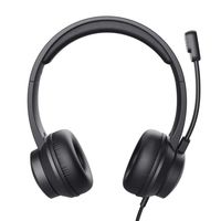 Audífonos con Cable USB Ayda para PC Headset 25088 Negro