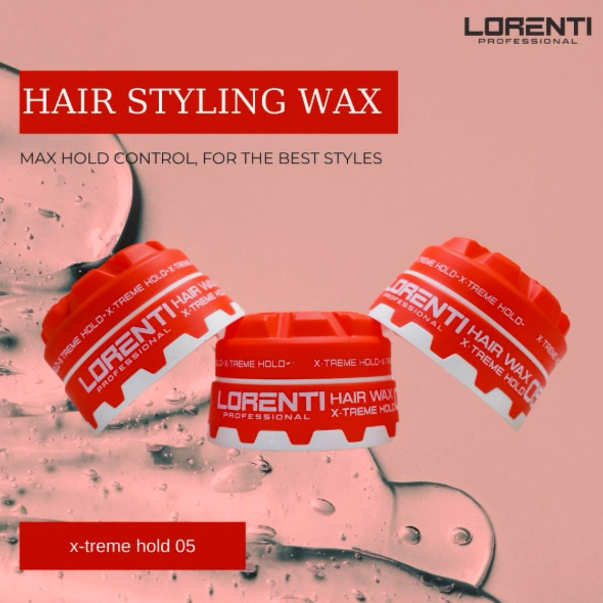 LORENTI PROFESSIONAL - Cera Cabello Lorenti Profesional Shine & Strong Wax 150ml 01