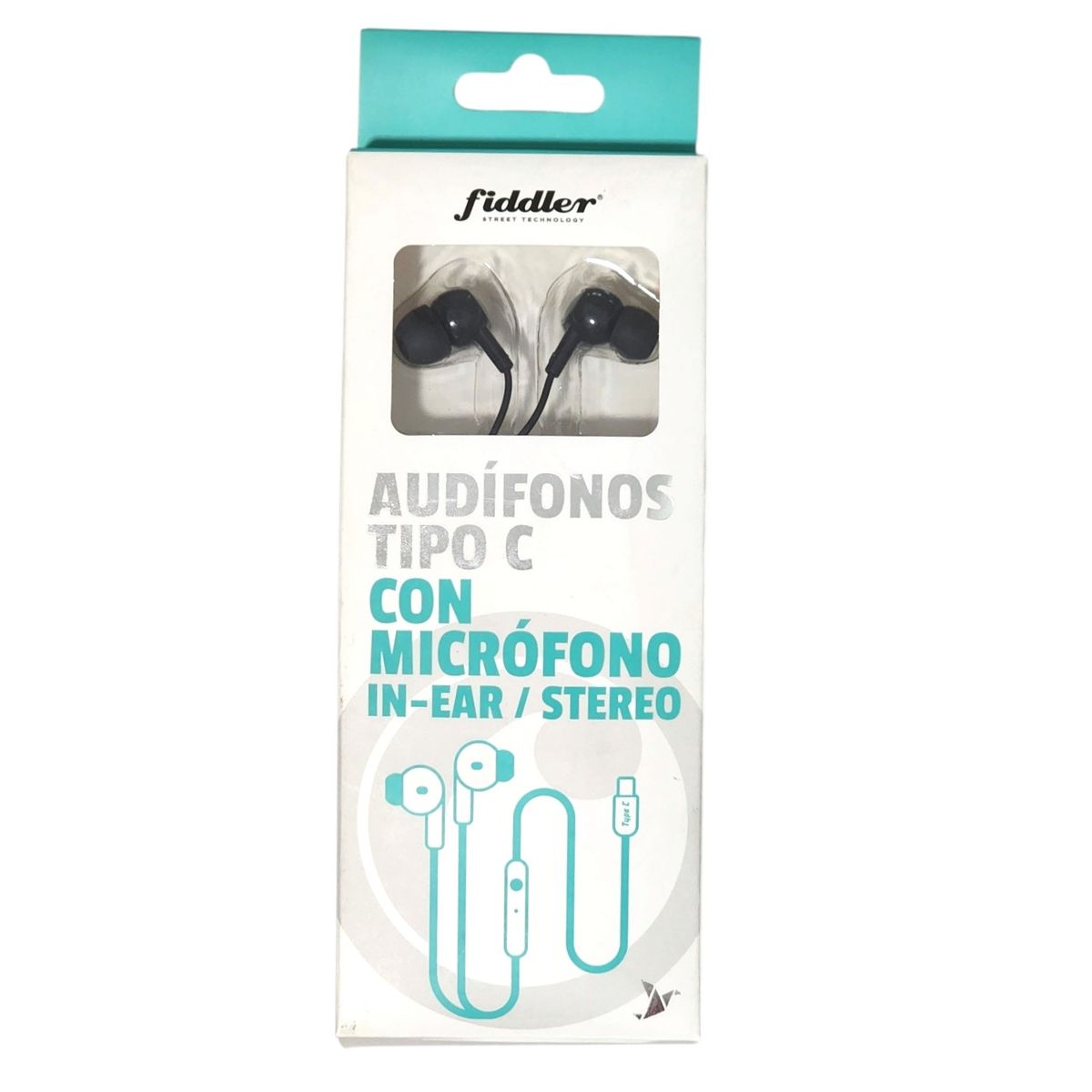 FIDDLER - Audifonos In- Ear Stereo Cable Tipo C con Micrófono Fiddler
