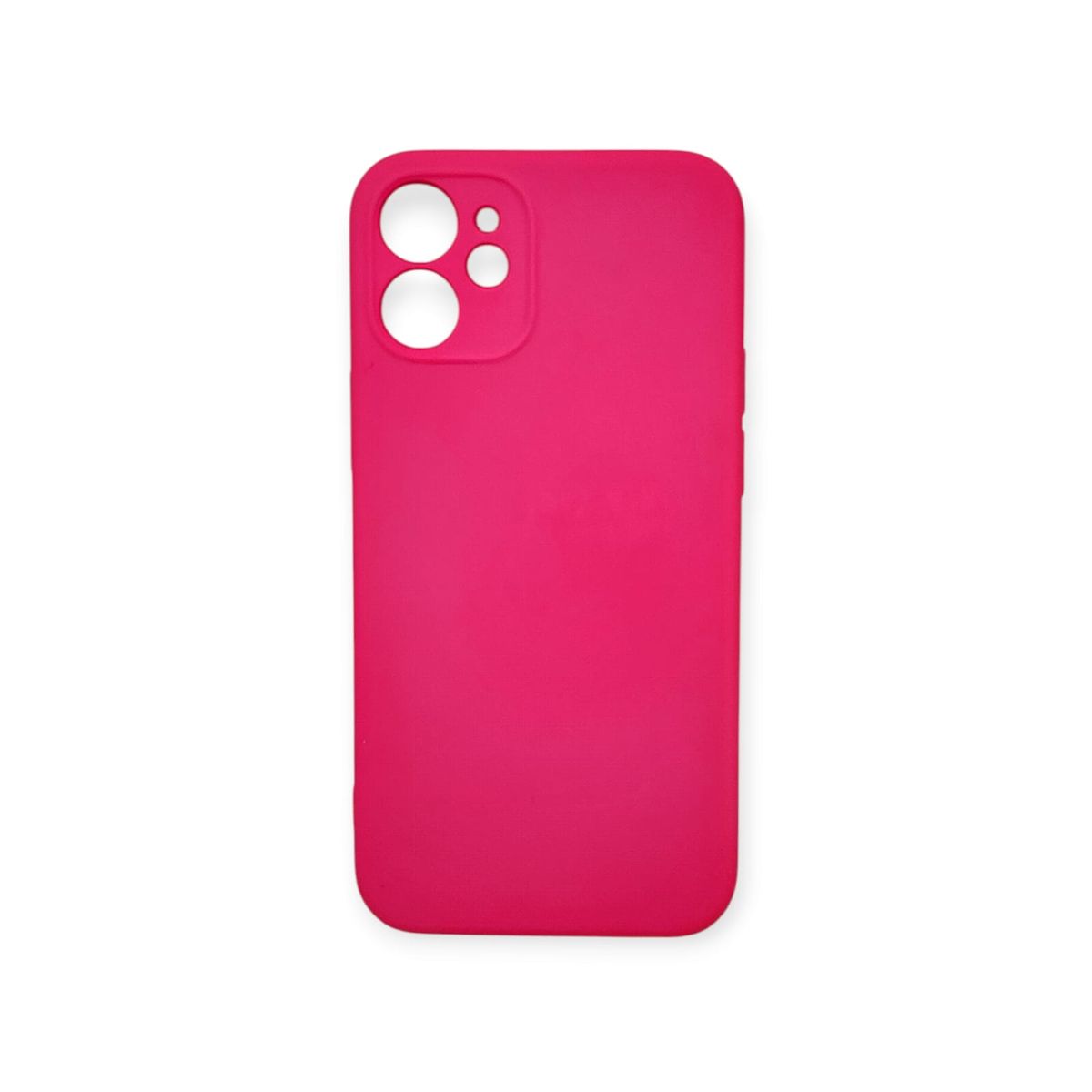 GENERICO - Funda Genérica Lisa iPhone 12 Mini rosado Silicona