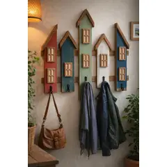 GENERICO - Perchero de Pared en Madera De Rauli