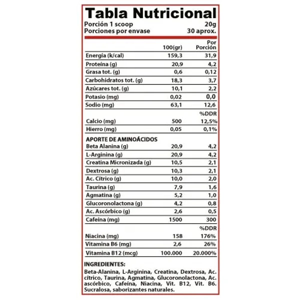 WINKLER NUTRITION - Pre entreno Kreator Winkler Nutrition - Blue Aggression 600gr 30 servicios