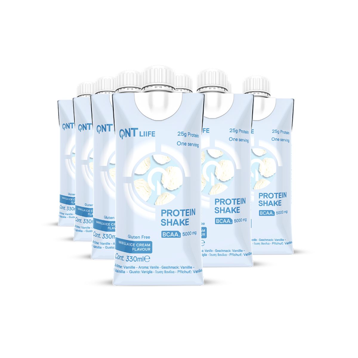 QNT - Batido de proteina QNT - Vainilla 330 ml 12 unidades