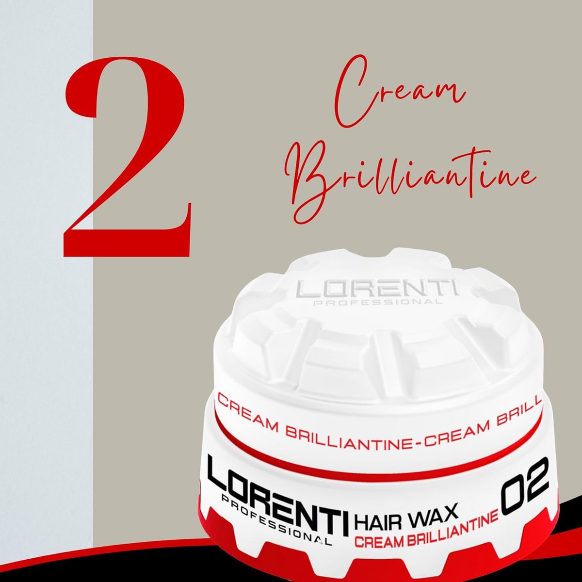 LORENTI PROFESSIONAL - Cera Cabello Lorenti Profesional Cream Brilliantine 150 ml – Fijación Media con Brillo