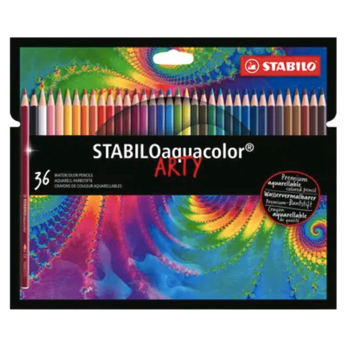 STABILO - Lápices Acuarelables Stabilo Aquacolor Set 36 Colores Artísticos