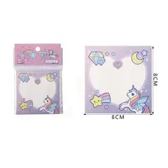 GENERICO - Notas Adhesivas Post-It Unicornios 8x8cm