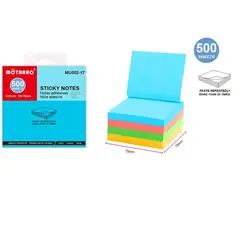 GENERICO - Nota Adhesivas Multicolor 500 pcs 76x76mm