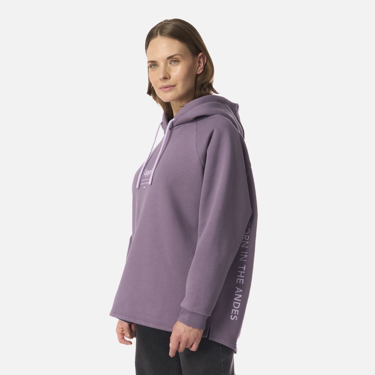 LIPPI - Polerón Mujer Heavy Duty Hoody Sweatshirt Violeta Lippi