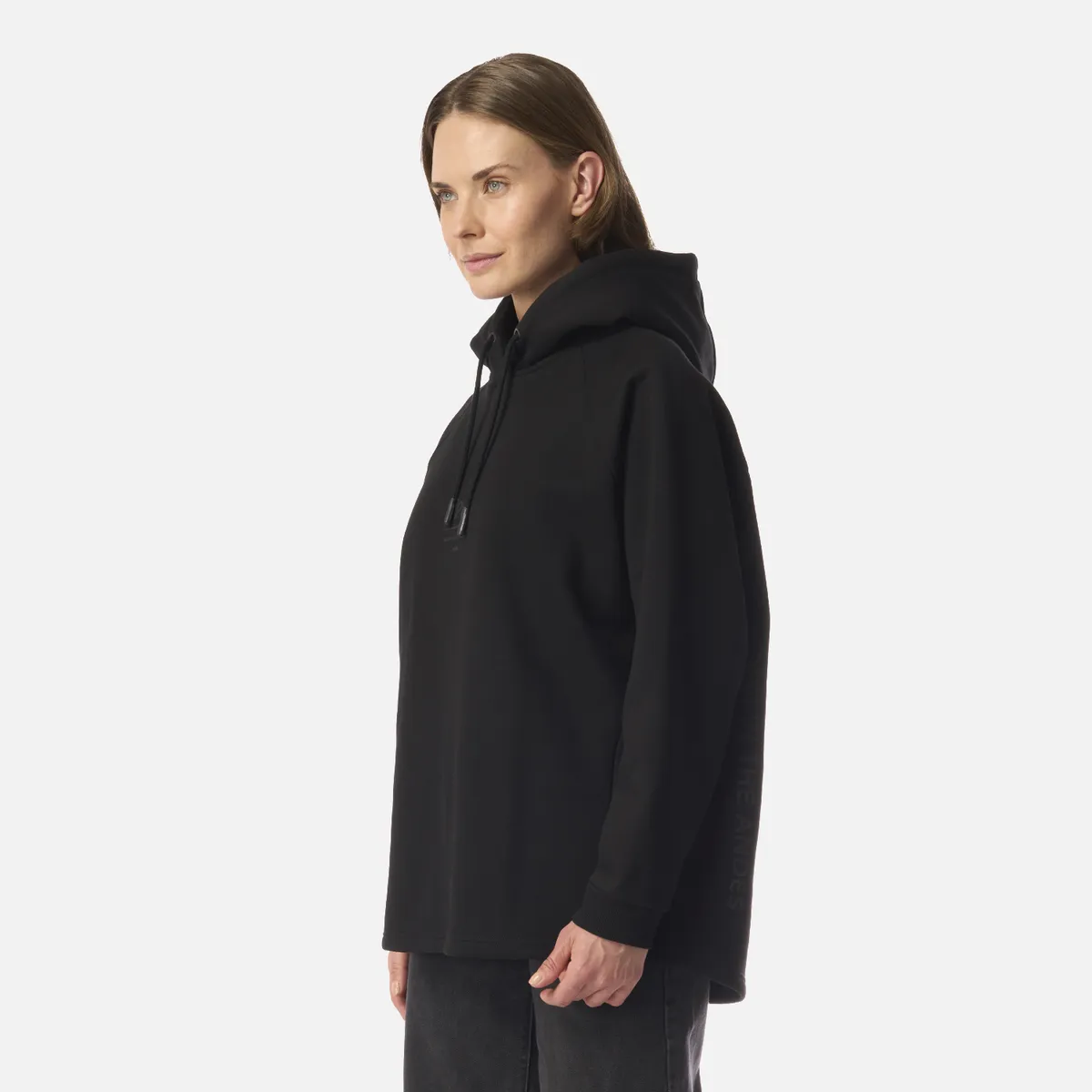 LIPPI - Polerón Mujer Heavy Duty Hoody Sweatshirt Negro Lippi