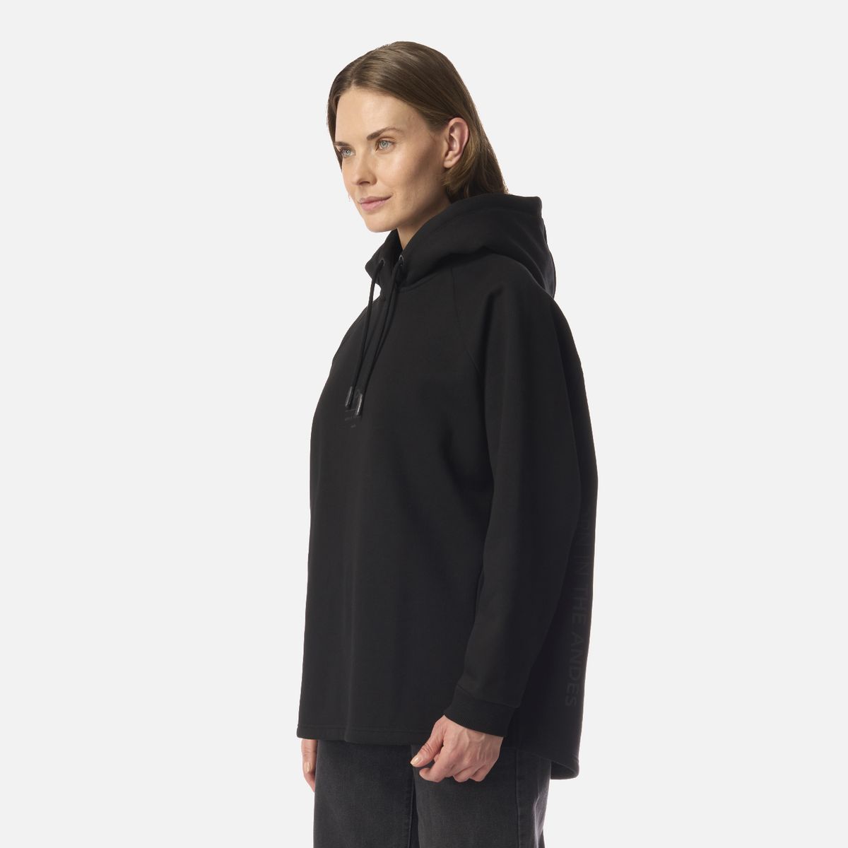 LIPPI - Polerón Mujer Heavy Duty Hoody Sweatshirt Negro Lippi