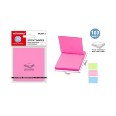 GENERICO - Nota Adhesivas Post-I 76x76mm Colores Surtidos
