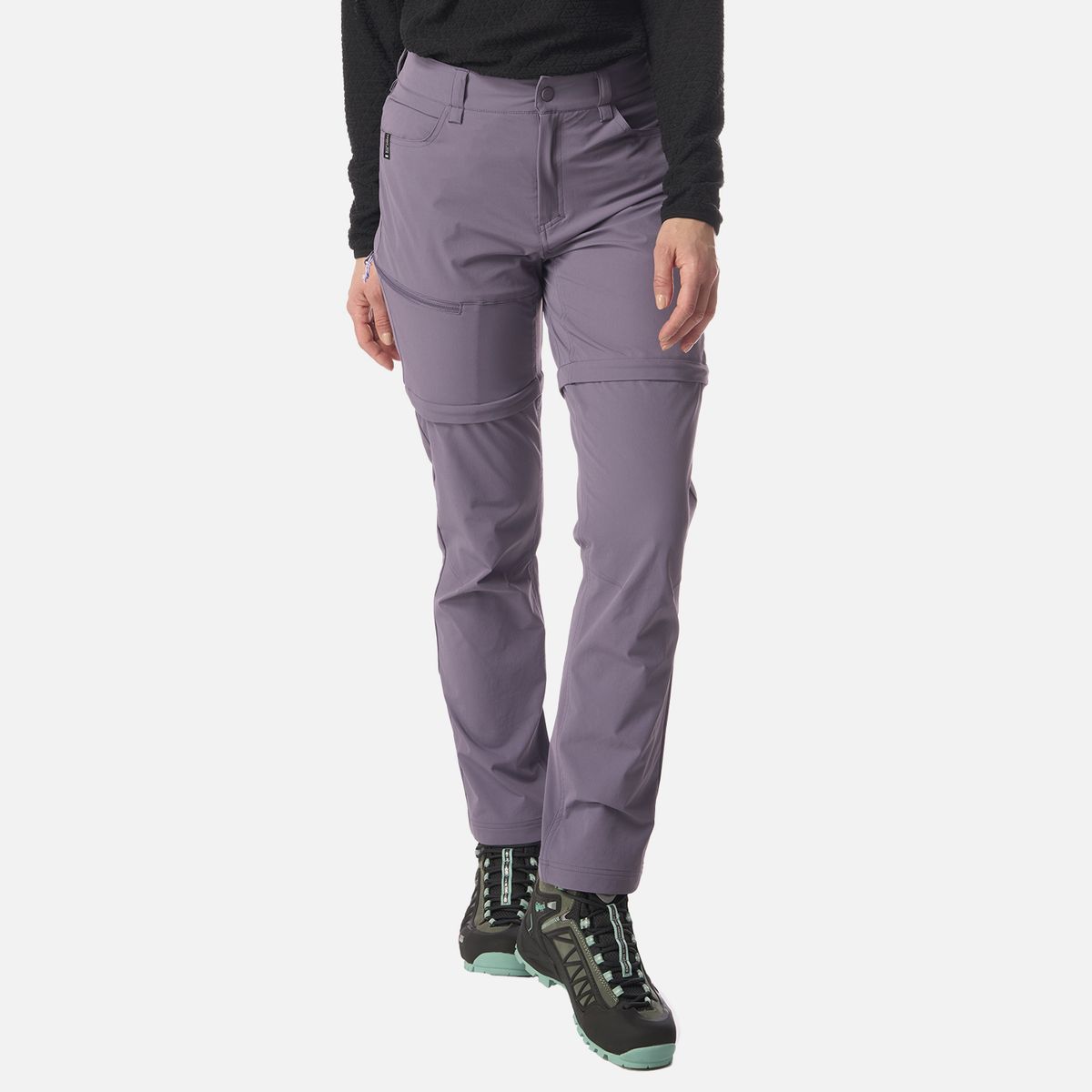 LIPPI - Pantalón Mujer Blacklash Q-Dry Mix-2 Pants Violeta Lippi