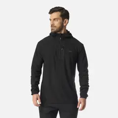 LIPPI - Polerón Hombre Jacaranda Nano-F 1/4 Zip Hoody Negro