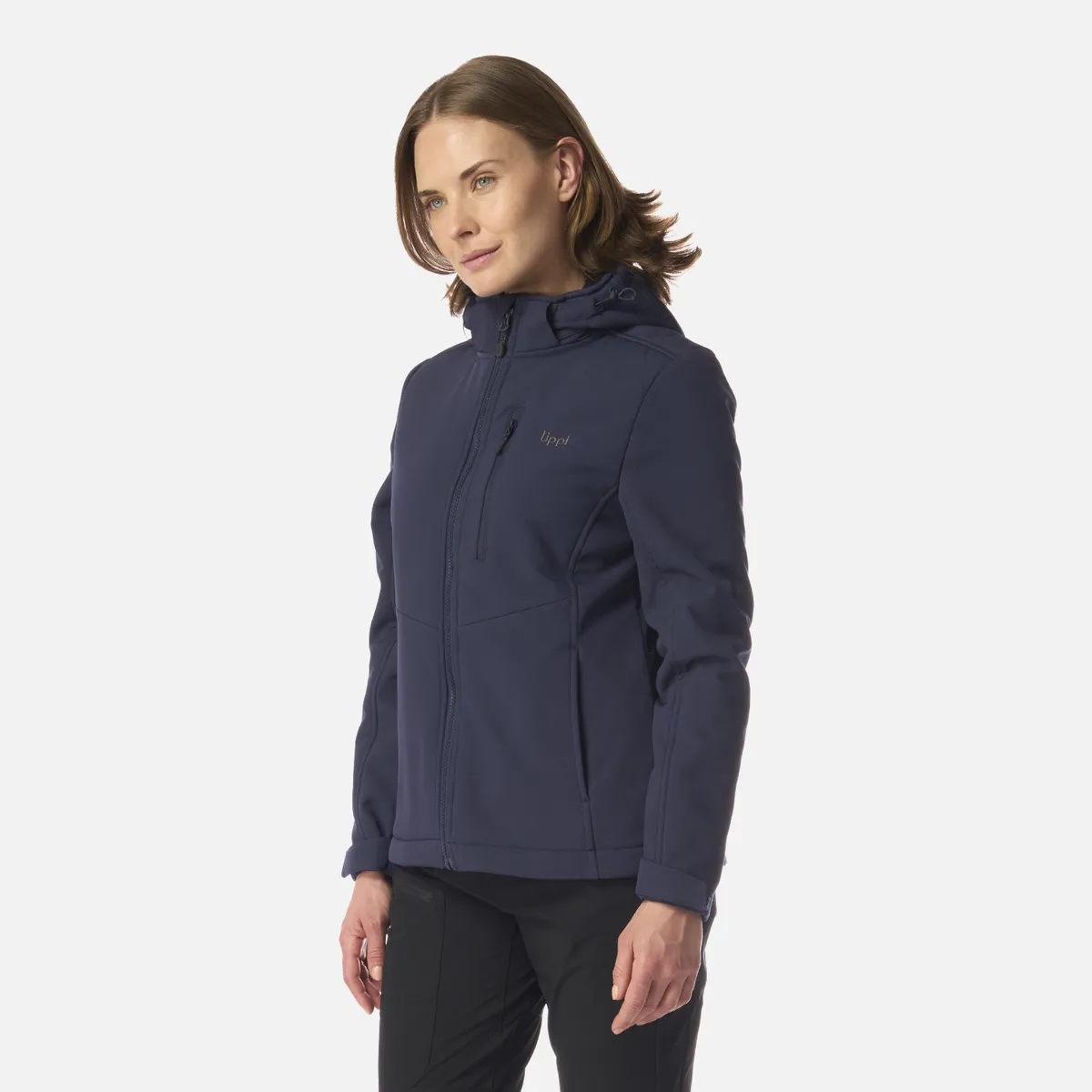 LIPPI - Chaqueta Mujer Macaya Softshell Hoody Jacket Azul Marino Lippi