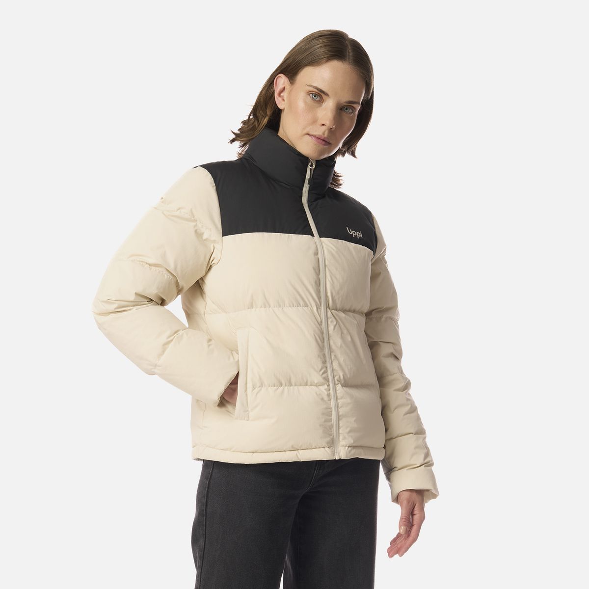 LIPPI - Chaqueta Mujer Urban Down Jacket Crema Lippi