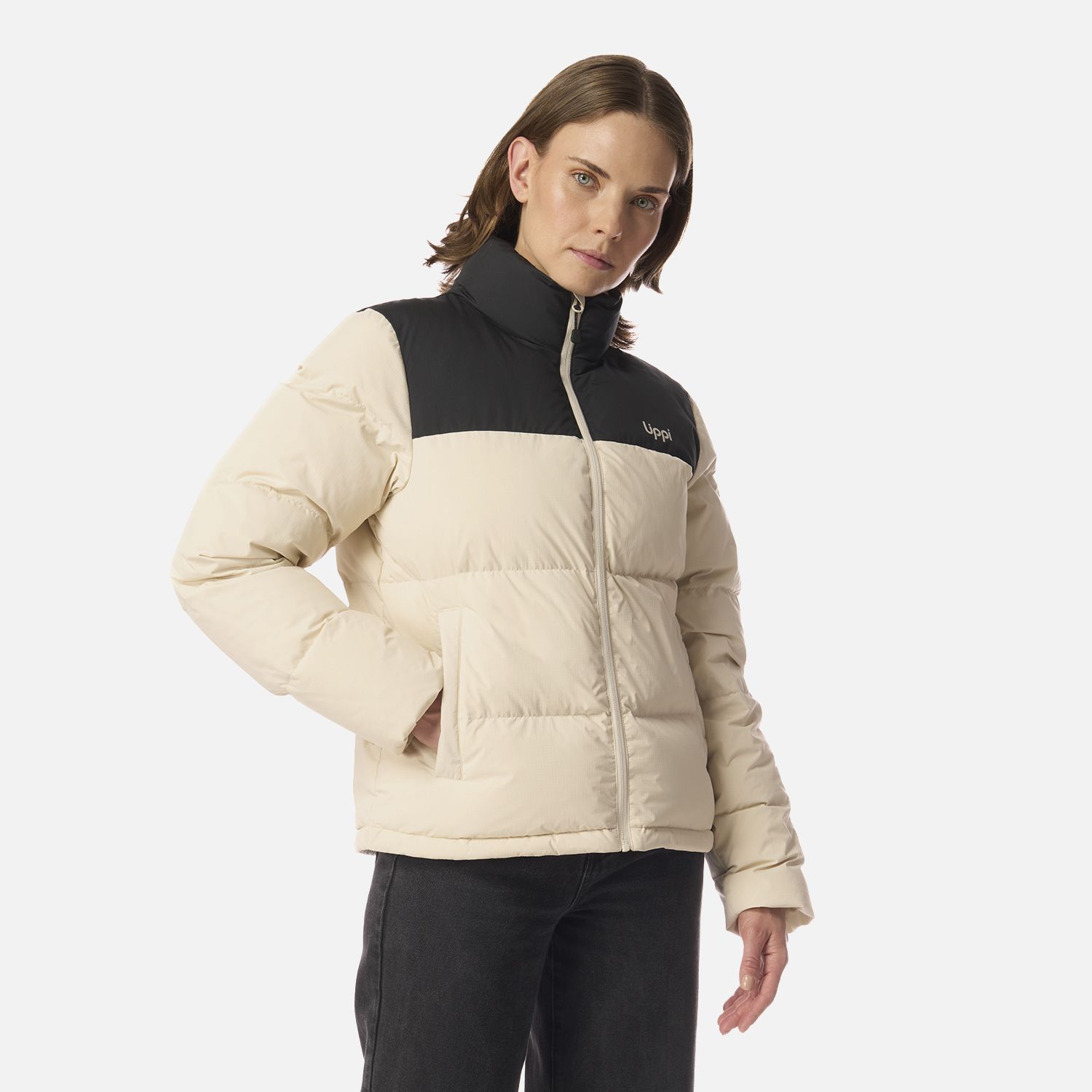 LIPPI Chaqueta Mujer Urban Down Jacket Crema Lippi | Falabella Chile