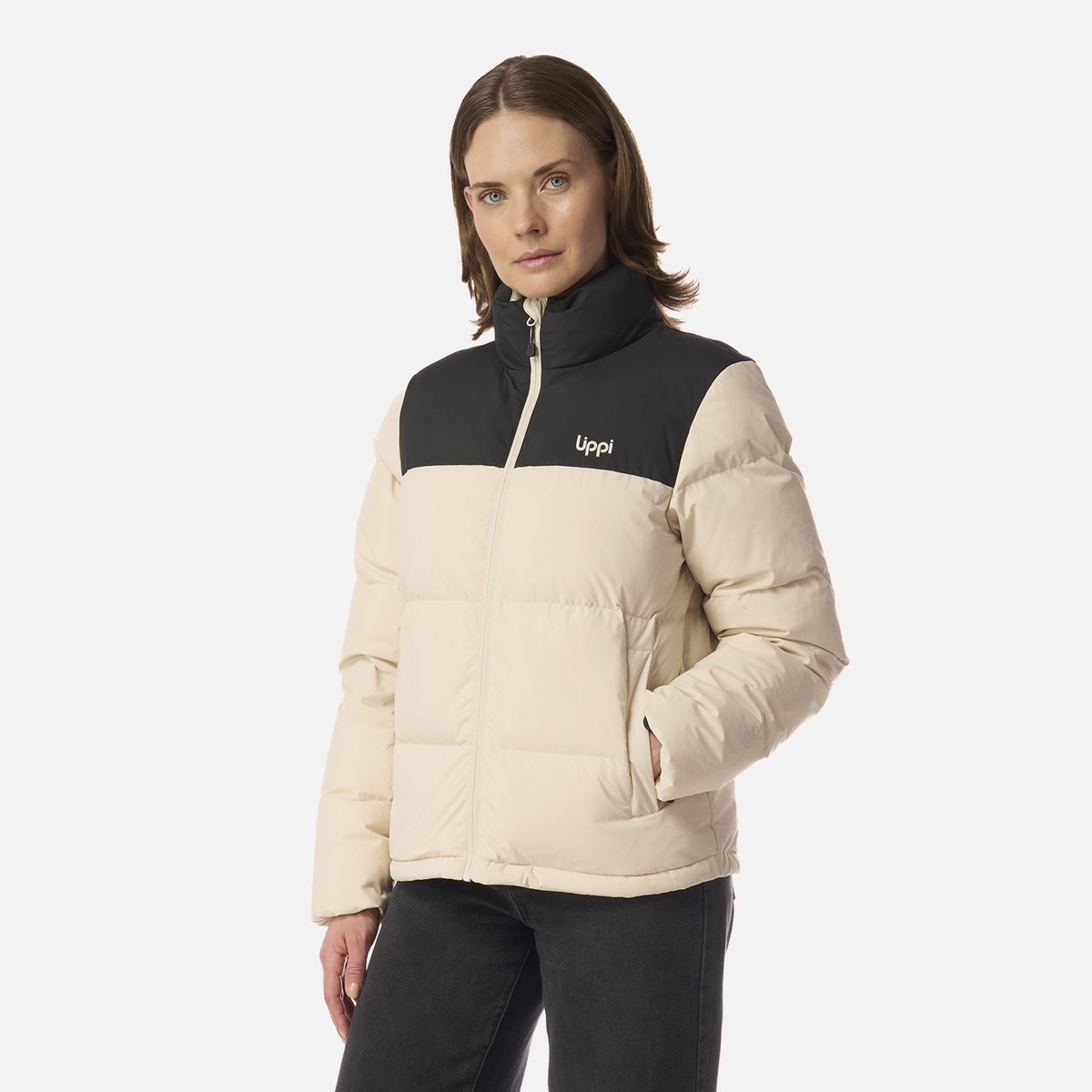 LIPPI - Chaqueta Mujer Urban Down Jacket Crema Lippi