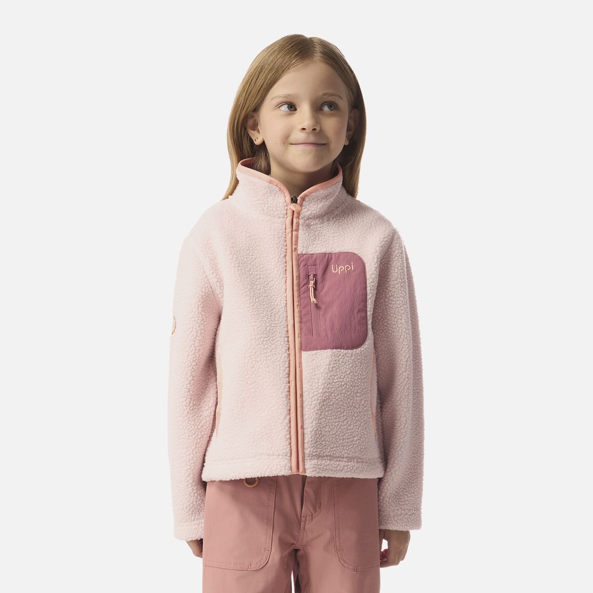 LIPPI - Polar Niña Glaciar Sherpa-Pro Jacket Rosa Claro Lippi