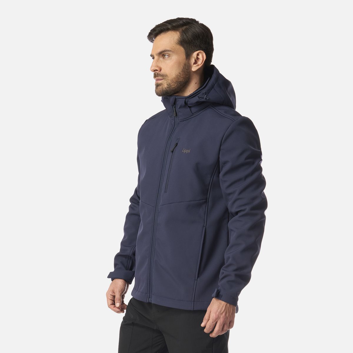 LIPPI - Chaqueta Hombre Macaya Softshell Hoody Jacket Azul Marino Lippi