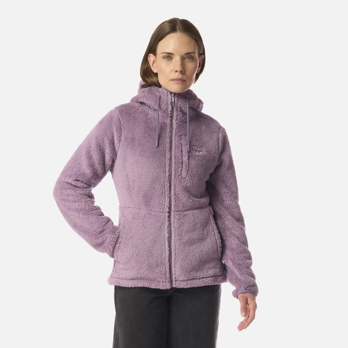 LIPPI - Polar Mujer Bear Shaggy-Pro Hoody Jacket Purpura Claro Lippi