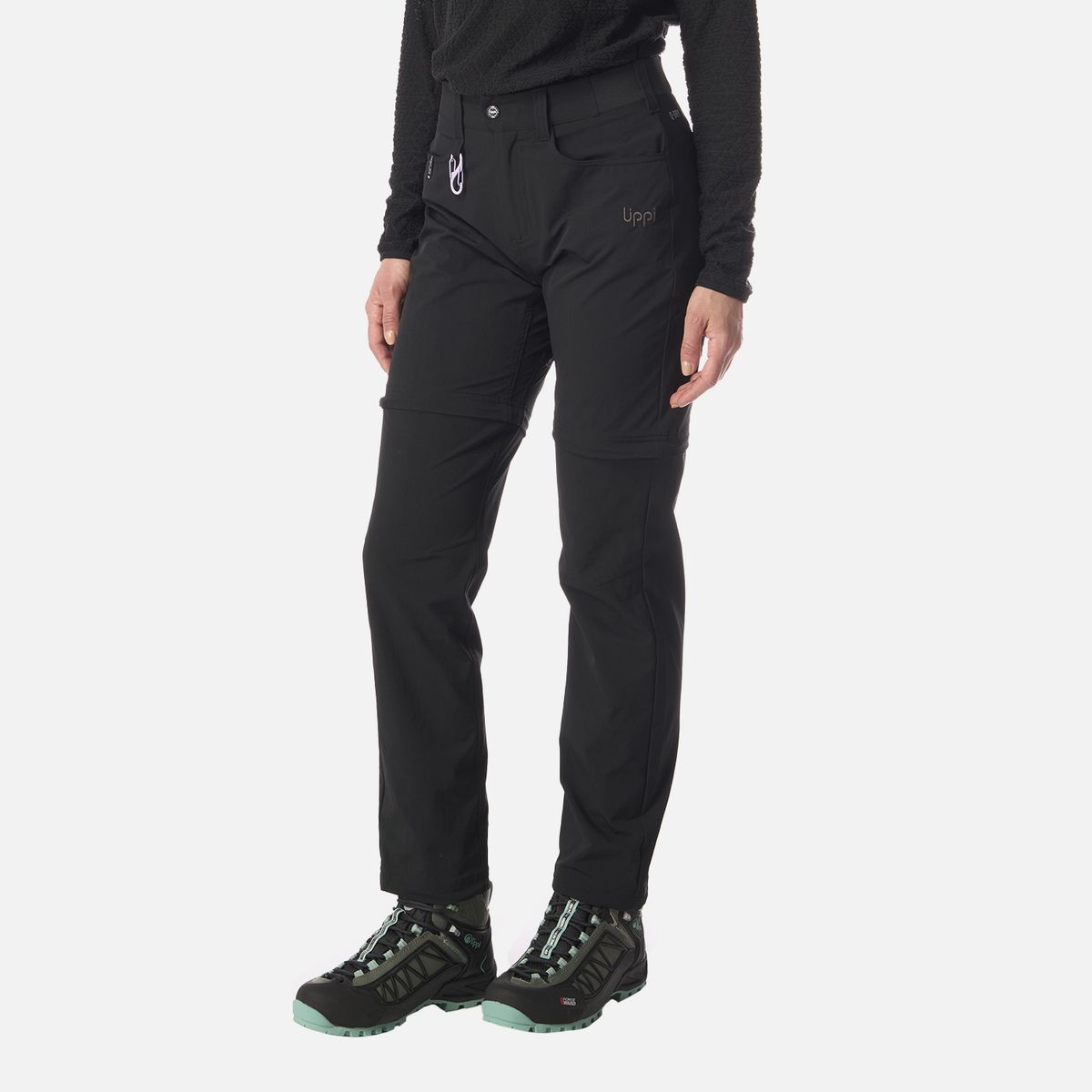 LIPPI - Pantalón Mujer Lennox Q-Dry Mix-2 Pants Negro Lippi