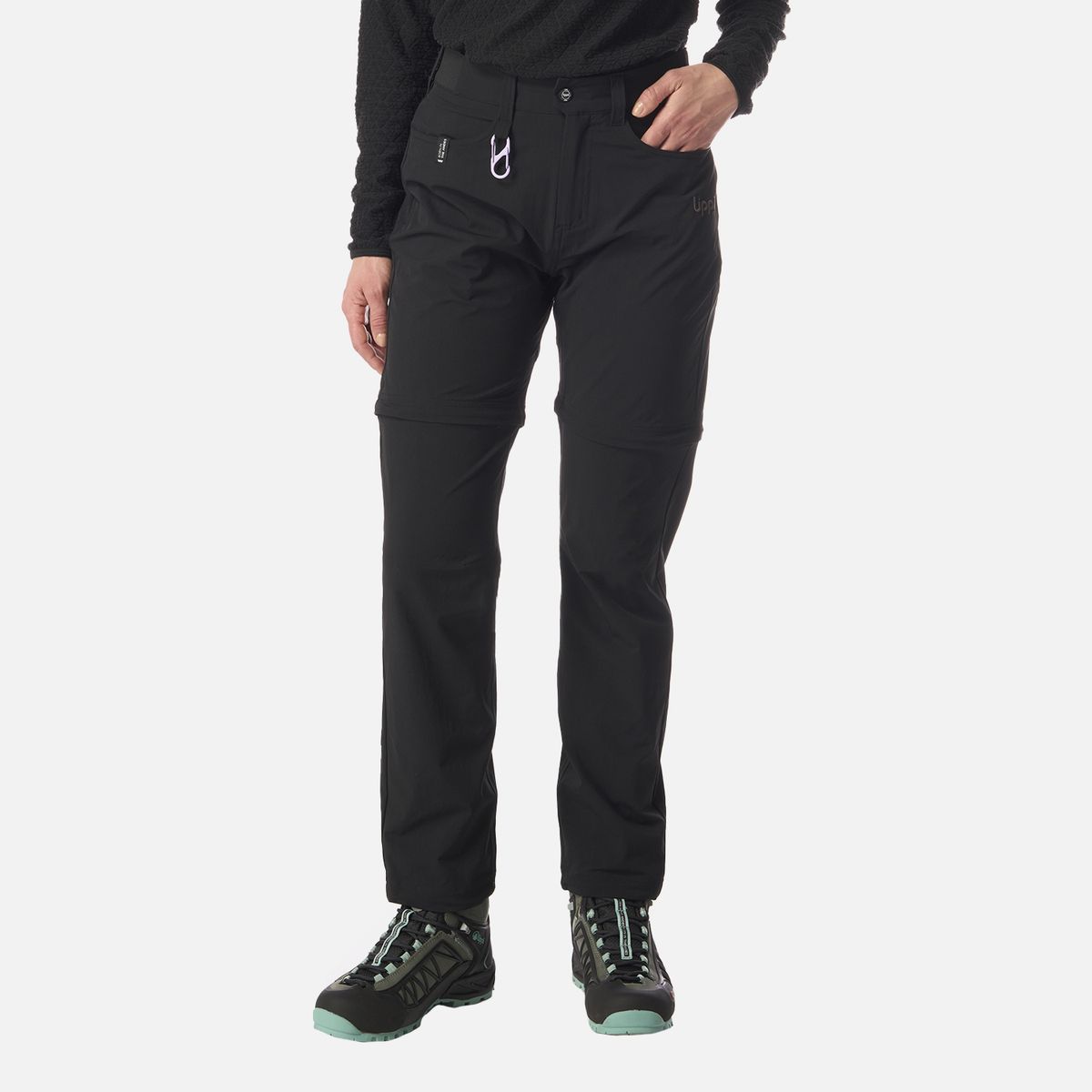 LIPPI - Pantalón Mujer Lennox Q-Dry Mix-2 Pants Negro Lippi