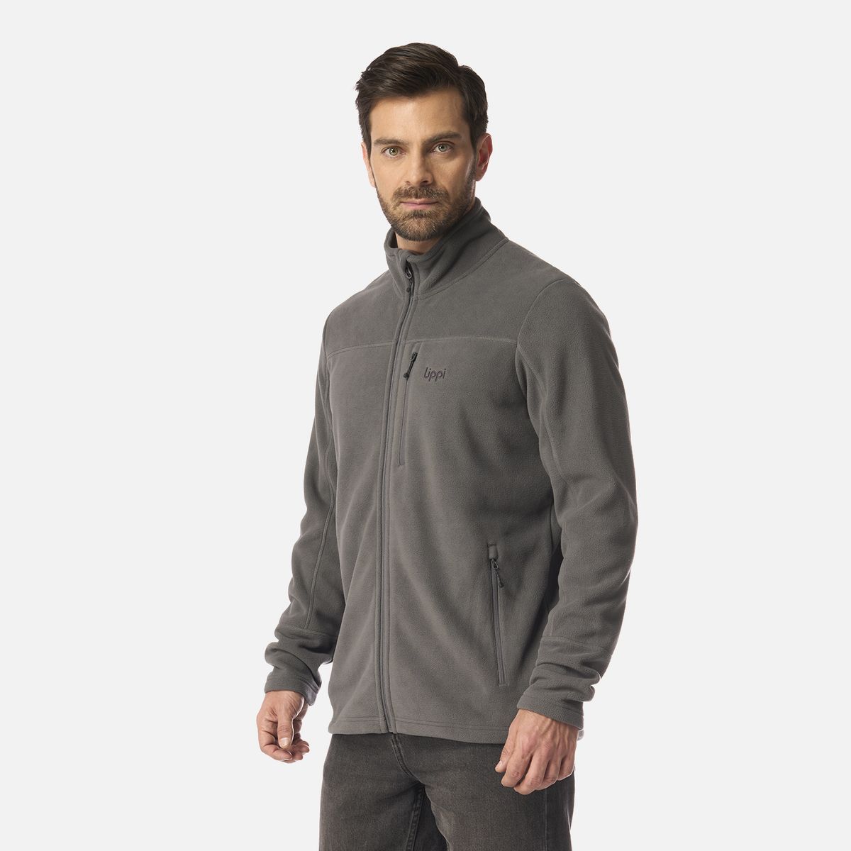 LIPPI - Polar Hombre Paicavi Therm-Pro Jacket Gris Medio Lippi